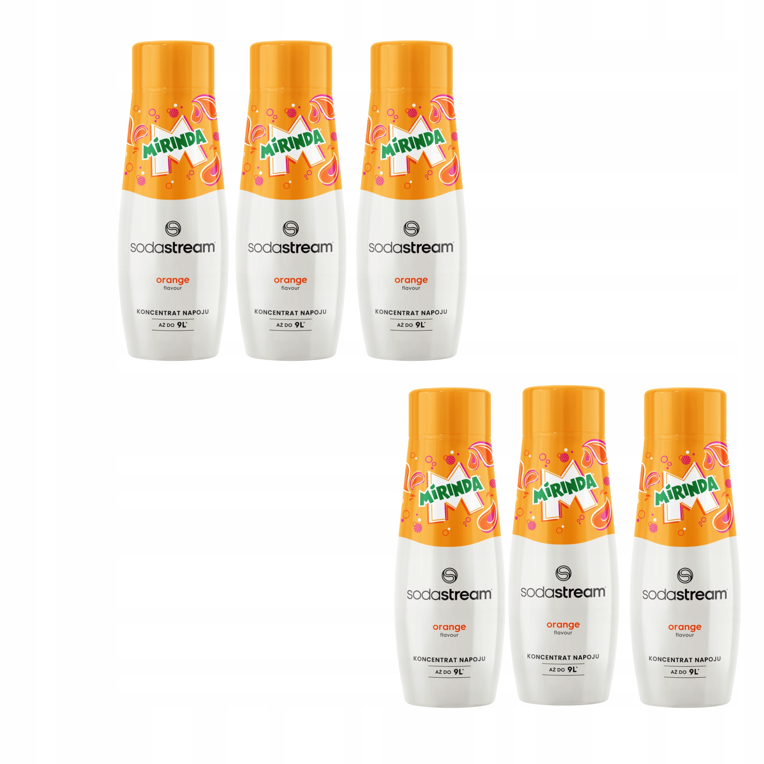 Levně Sodastream Mirinda pomerančový sirup do saturátoru koncentrát 440 ml