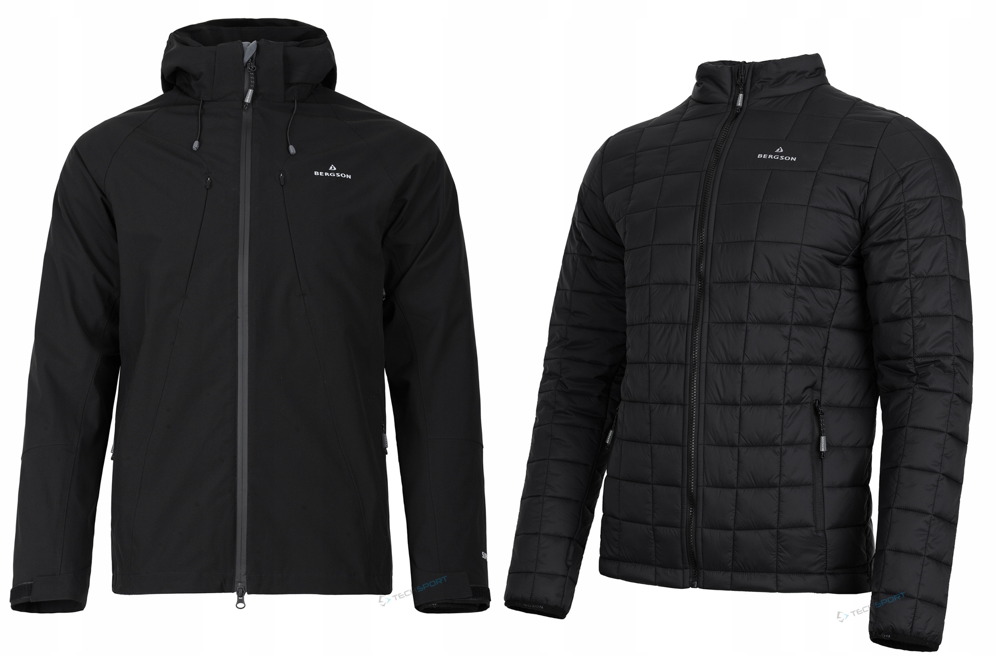 Pánská Zimní Bunda 3V1 Bergson Everfolk XXL Supra-tex 10.000