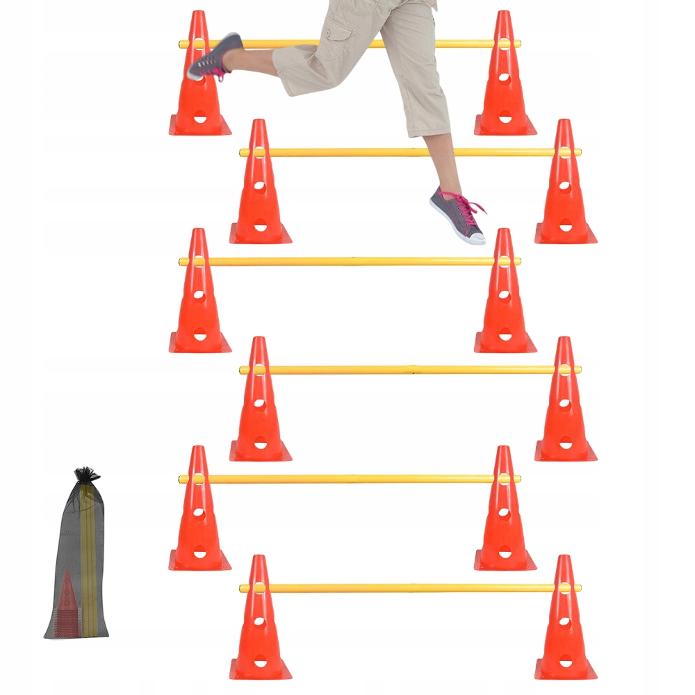 Stożki Treningowe 32CM Do Ćwiczeń Fitness Agility Dla Psów I Ludzi