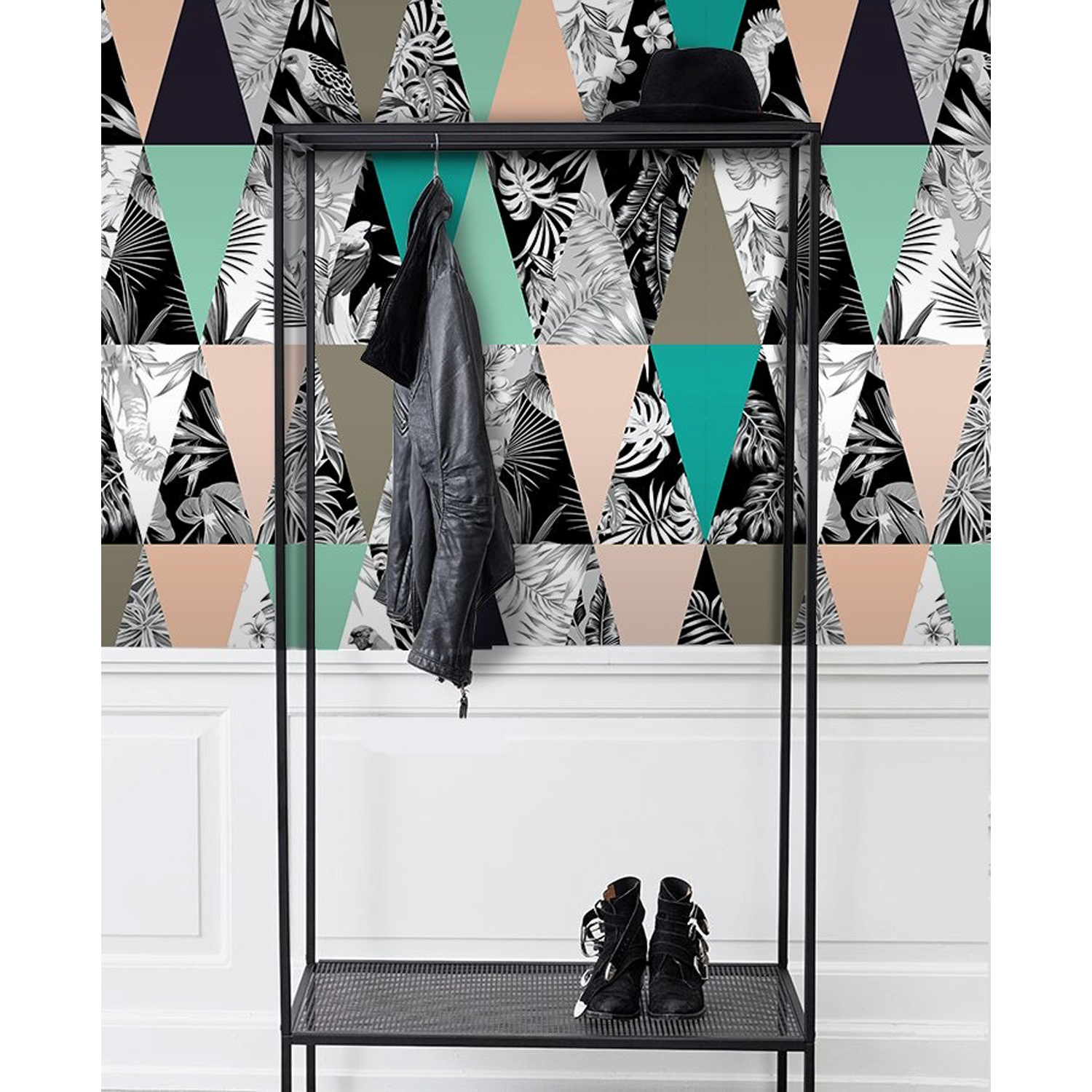 

Fototapeta flizelina Tropikalny patchwork 152x104