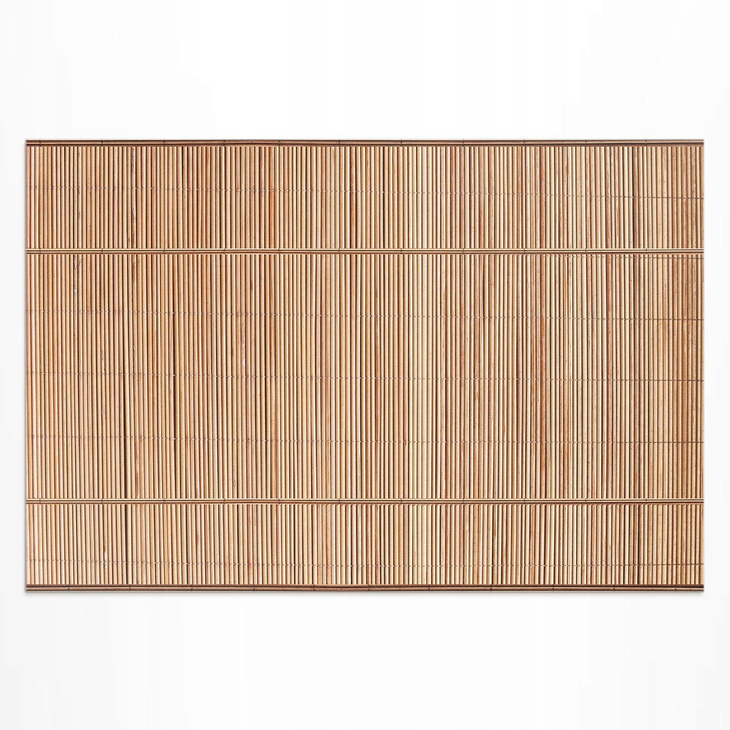 Moderný vinylový koberec s potlačou Trstina drevená ozdoba 150 x 100 cm