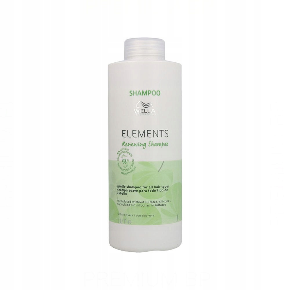 Obnovující Šampon Wella Elements 8005610486239 (1 l)