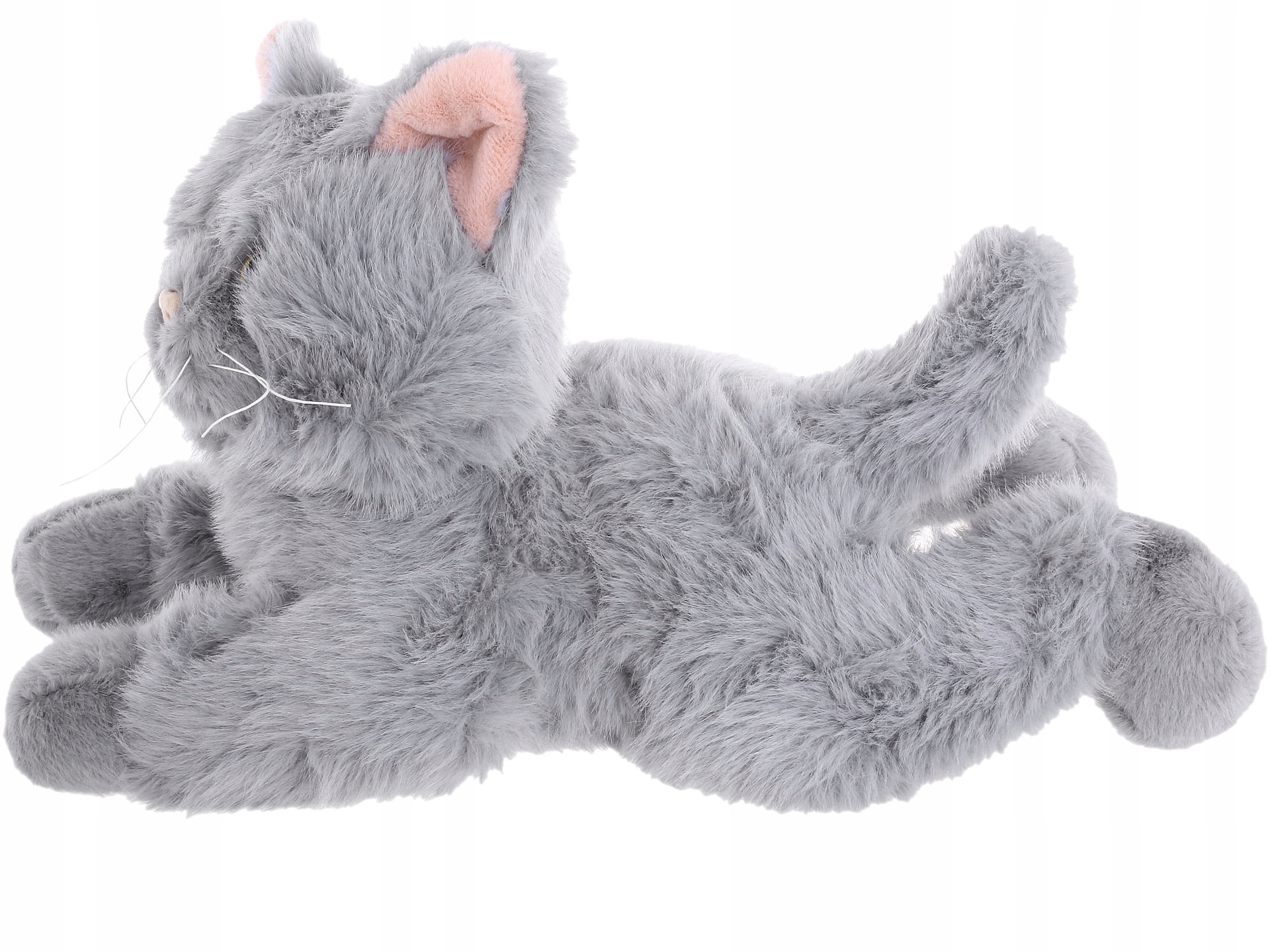 KOT LEŻĄCY 55 CM SZARY  3500