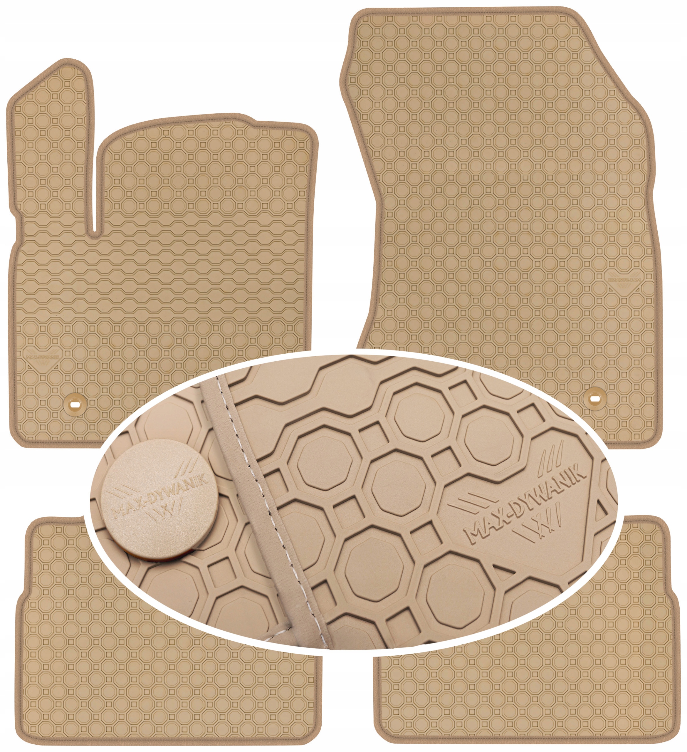 Nissan X-Trail III T33 e-POWER od roku 2023. Gumové rohože PrimeLiner