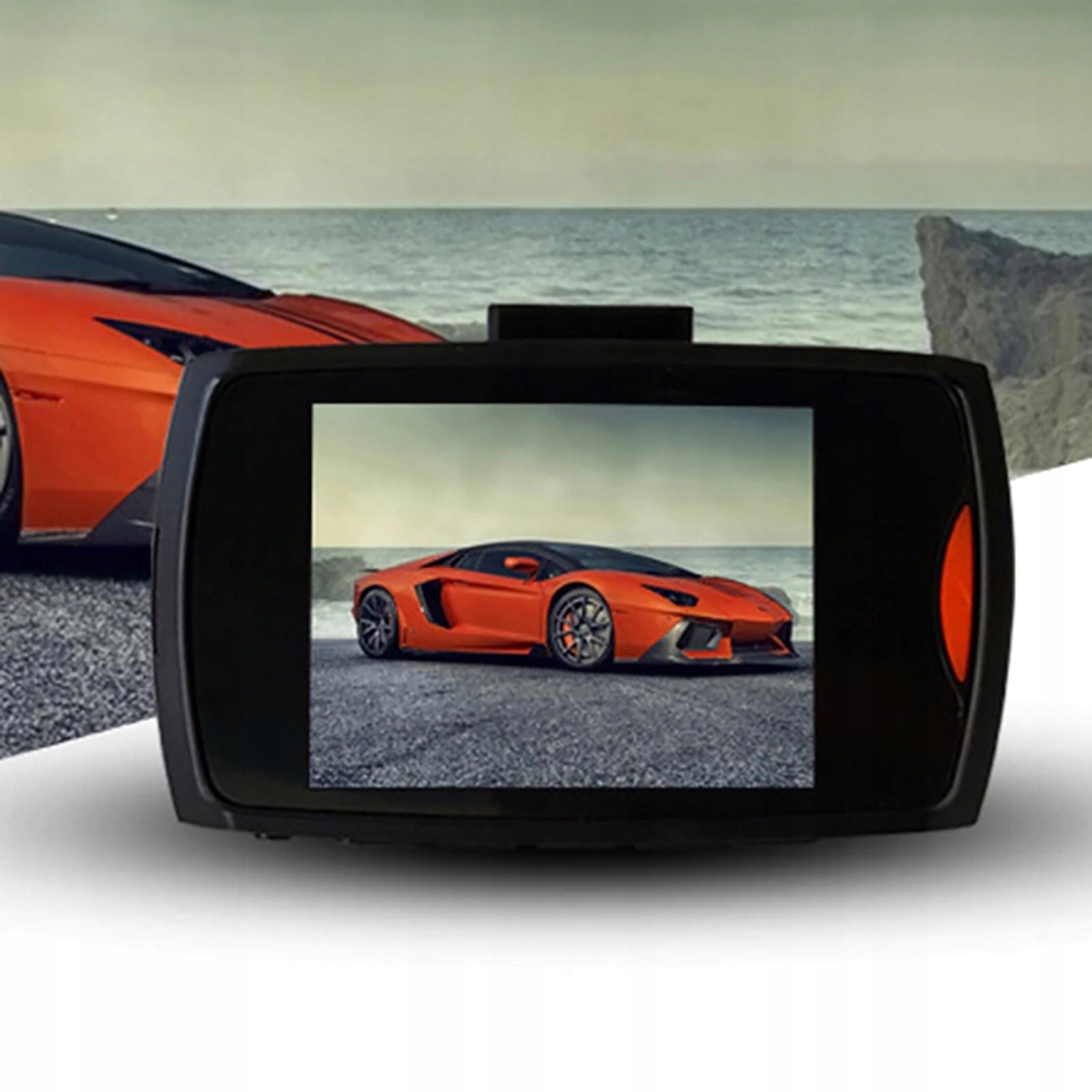 VIDEO REJESTRATOR JAZDY KAMERA SAMOCHODOWA FULL HD Cechy dodatkowe aparat automatyczny start czujnik ruchu czujnik wstrząsów nagrywanie dźwięku wyświetlacz