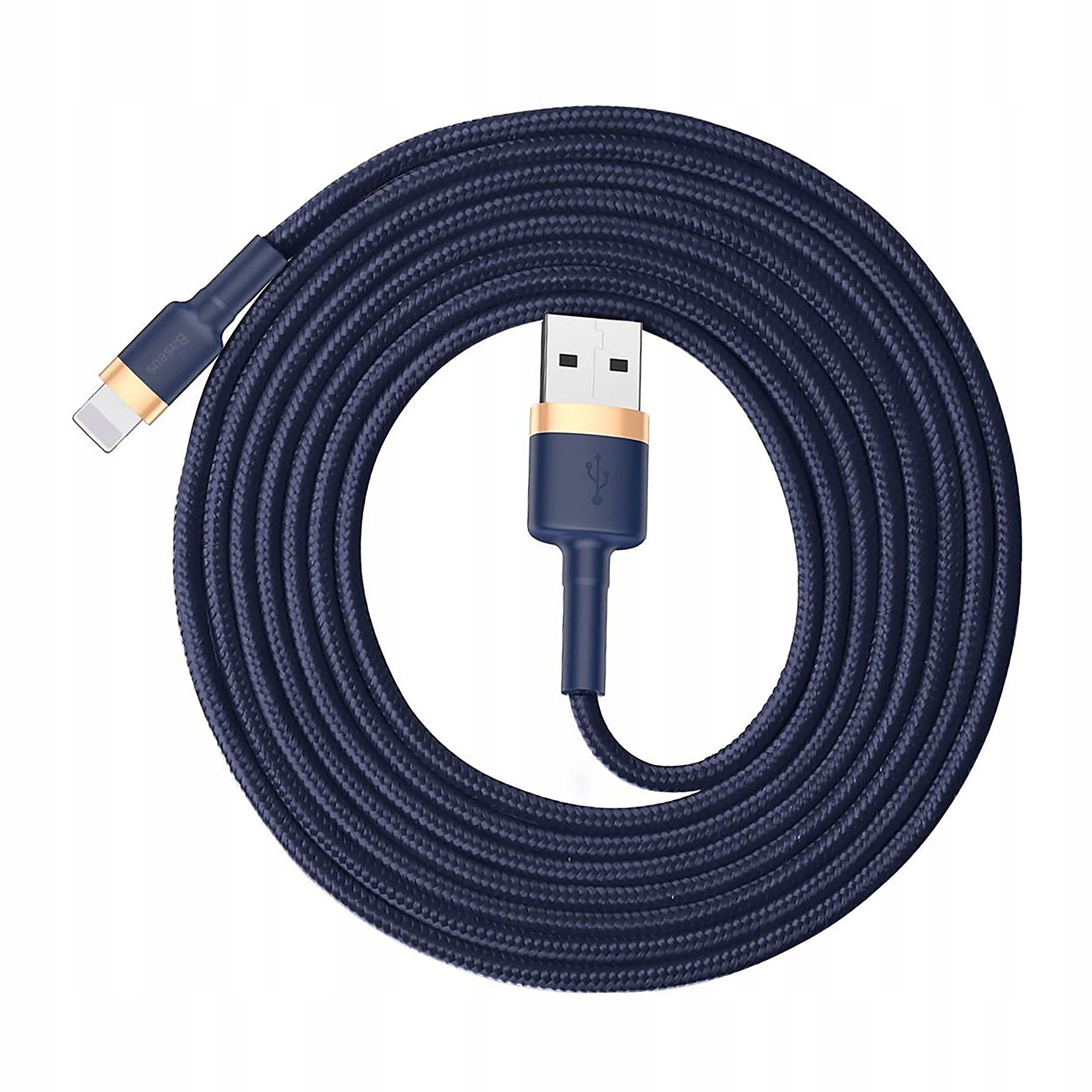 Kabel Baseus Cafule Usb-a Lightning 1.5A Qc 3.0 2 m niebiesko-złoty