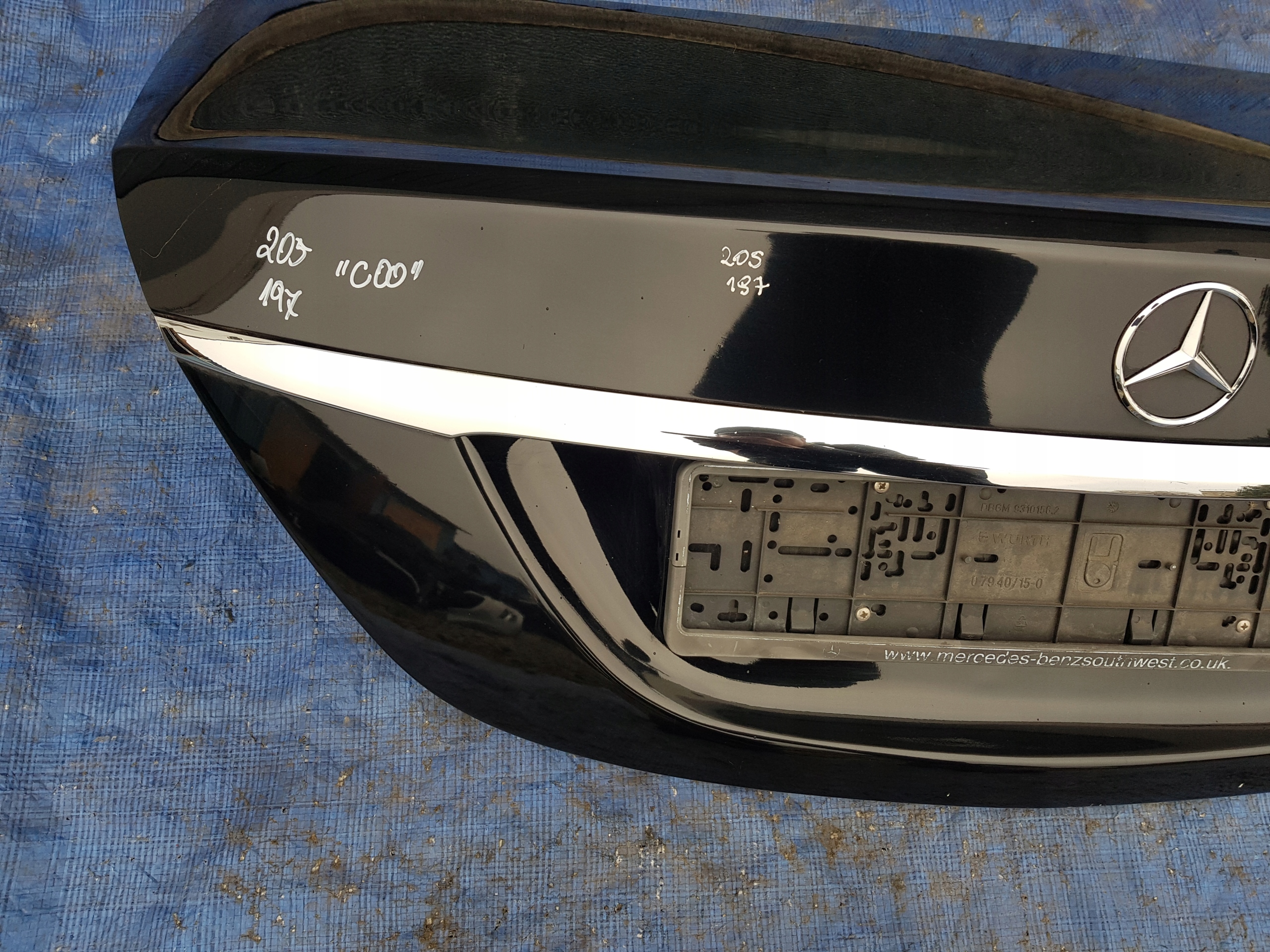 trunk door boot MERCEDES W205 197 C197 sedan