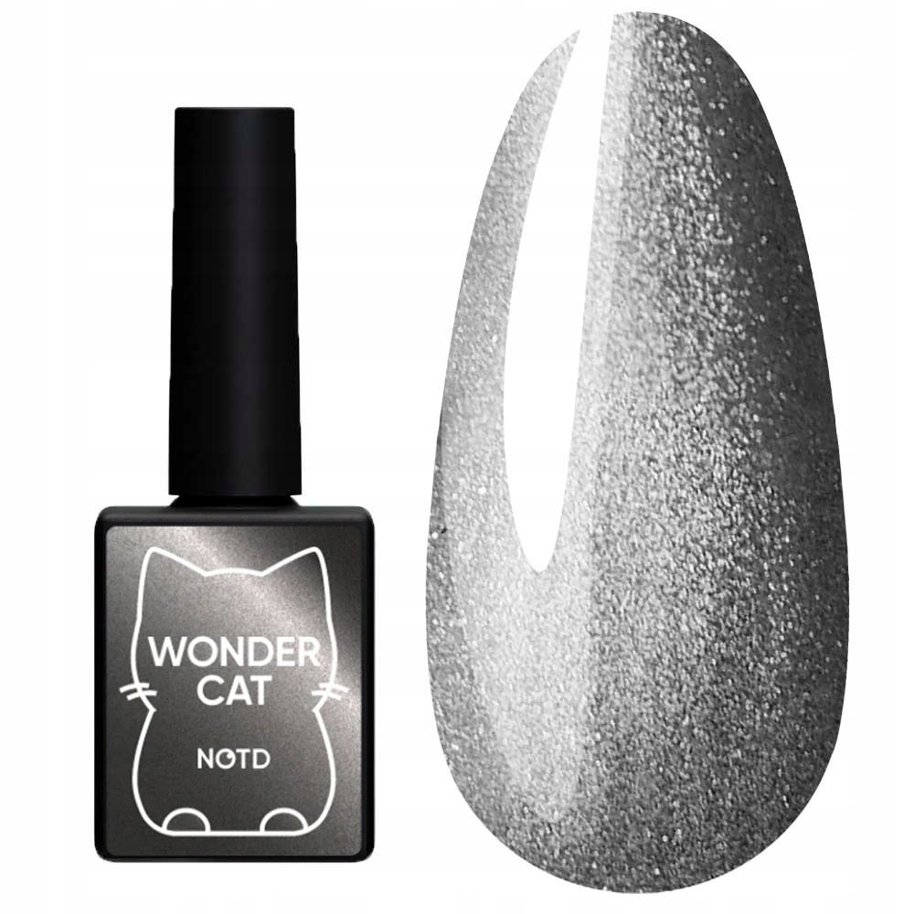 Hybridní lak Nailsoftheday Wondercat šedé kočičí oko 10 ml