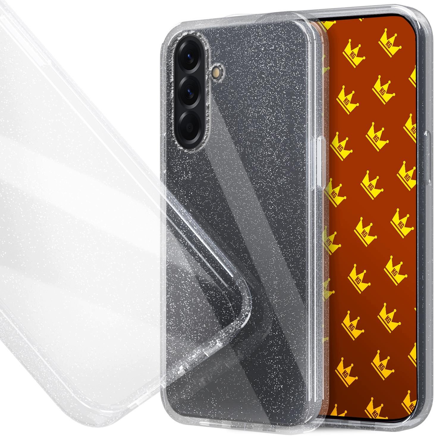 Etui do Samsung Galaxy A56 5G (Brokatowe, Clear, Brokat, Silikon, Case)