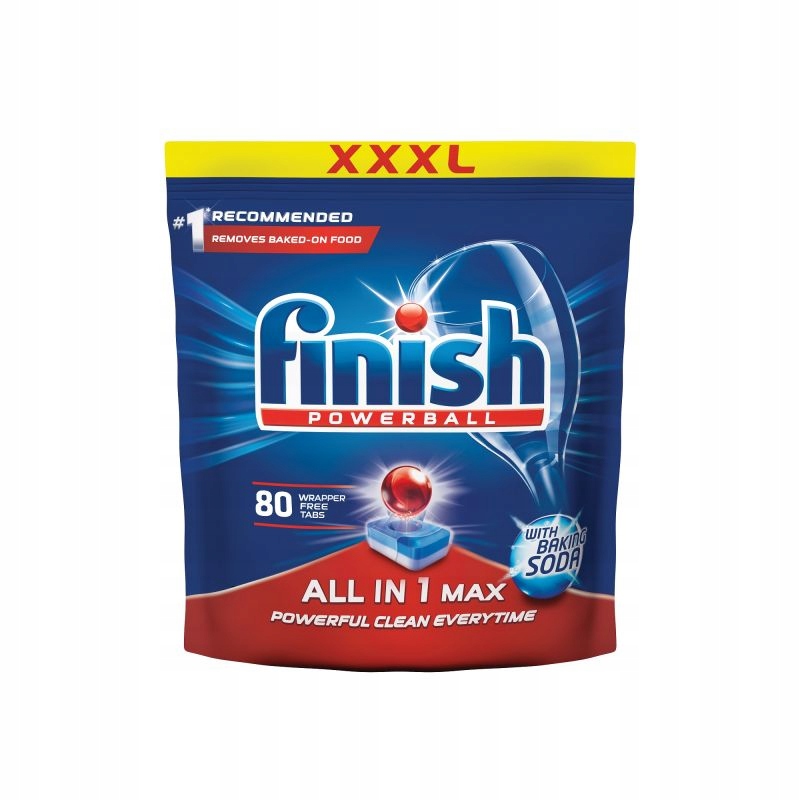 

Tabletki do zmywarki Finish All in 1 MaxSoda 80szt