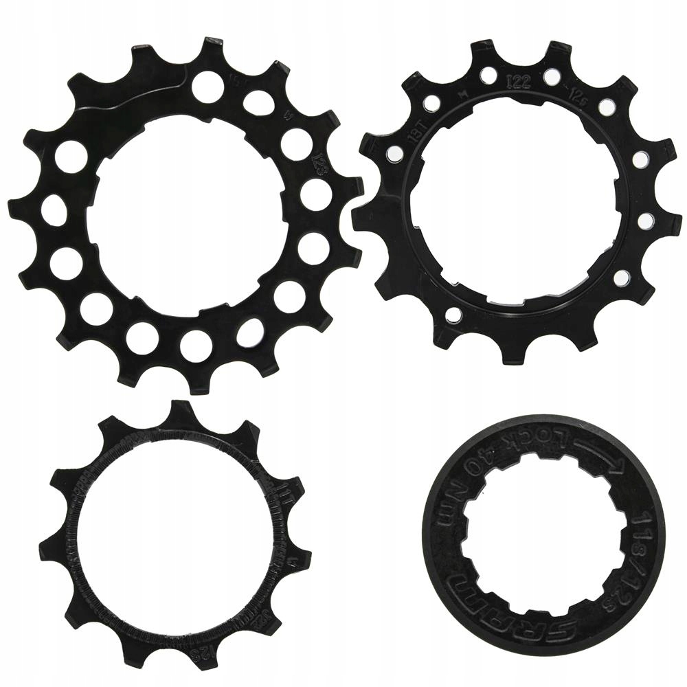 Koronki kasety rowerowej Sram PG-1210/1230 Eagle 11T-13T-15T z pierścieniem