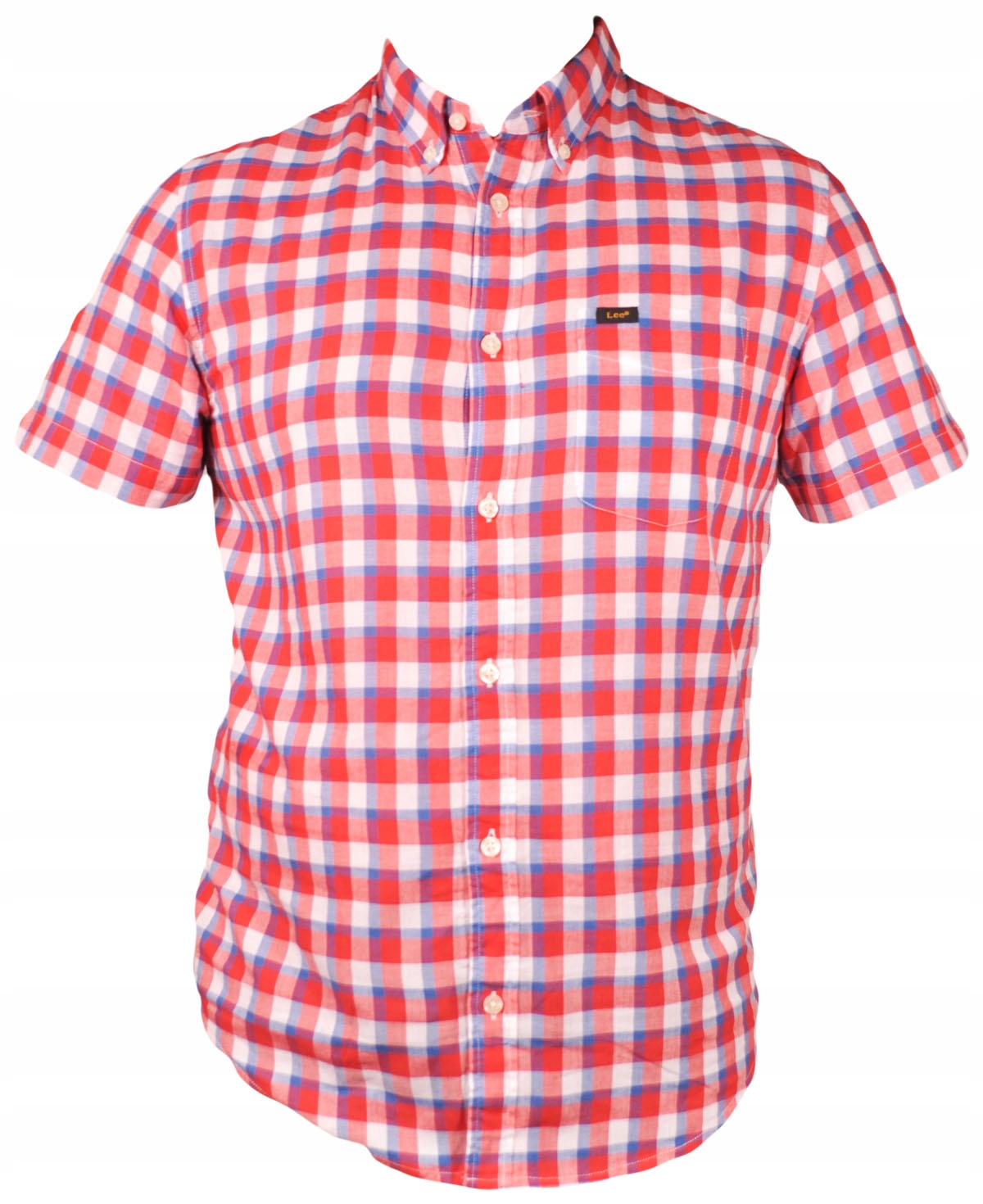 Lee košile Regular červená Button Down Ss M