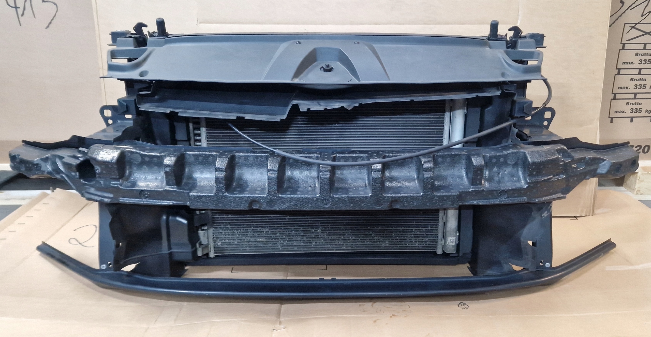 PAS PRZEDNI CHŁODNICE VW ARTEON LIFT 2020- 2.0 TSI 300KM KOMPLETNY IDEAŁ