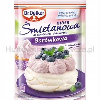 Levně Dr.Oetker Borůvková smetanová hmota 65 g