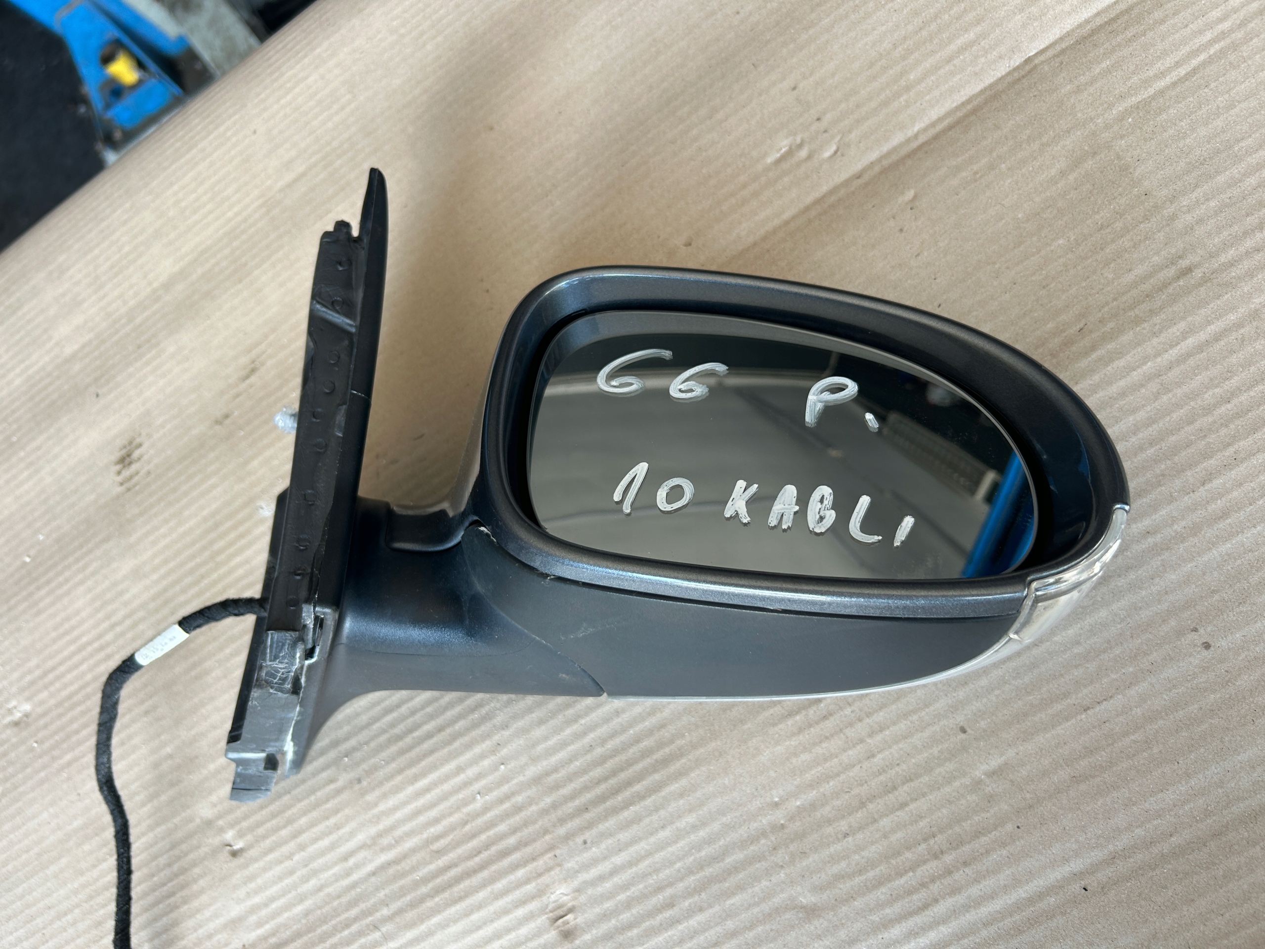 VOLKSWAGEN GOLF VI Spiegel rechts 10 Kabel LD7X