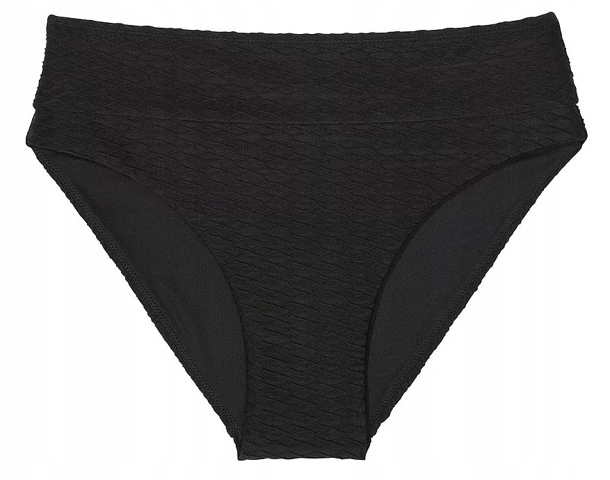 Plavkové kalhotky Victoria's Secret středního stavu černé S