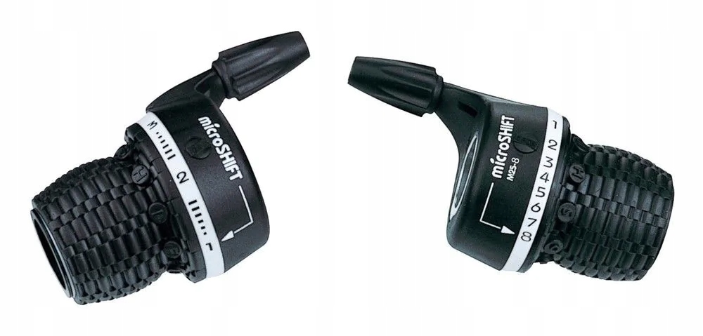 Manetki MicroSHIFT MS25-8 Twist Shifter Zestaw 3x8 kompatybilna z Shimano