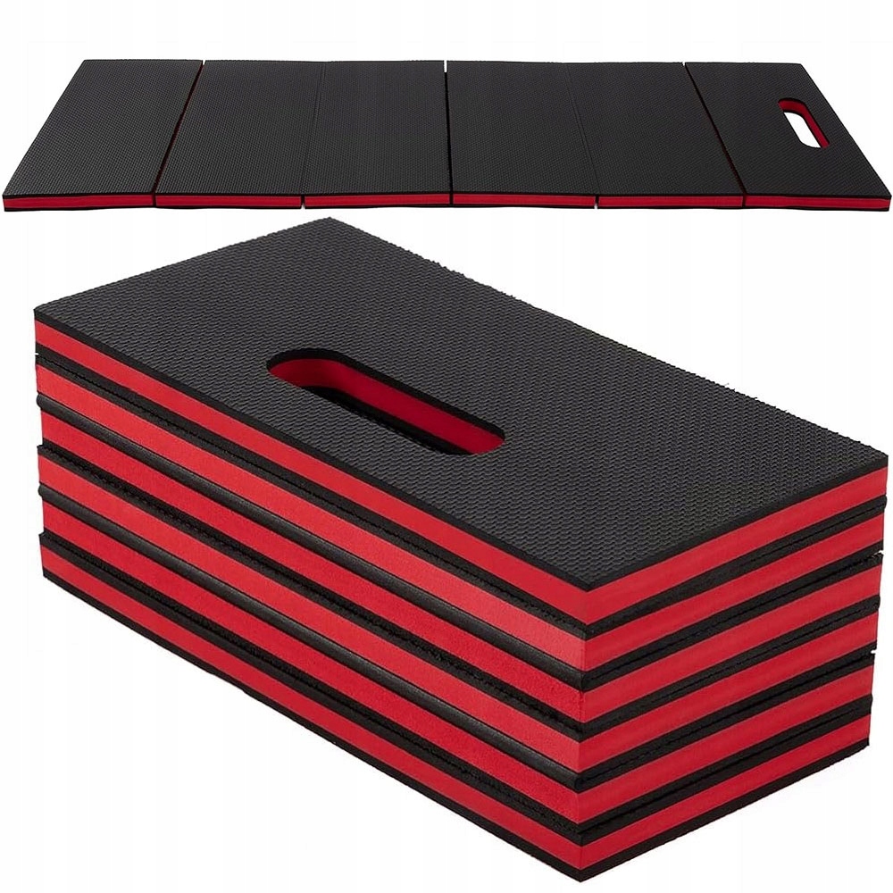 Velká skládací dílenská podložka 3v1 Pěnové lehátko Klekačka Pevná měkká