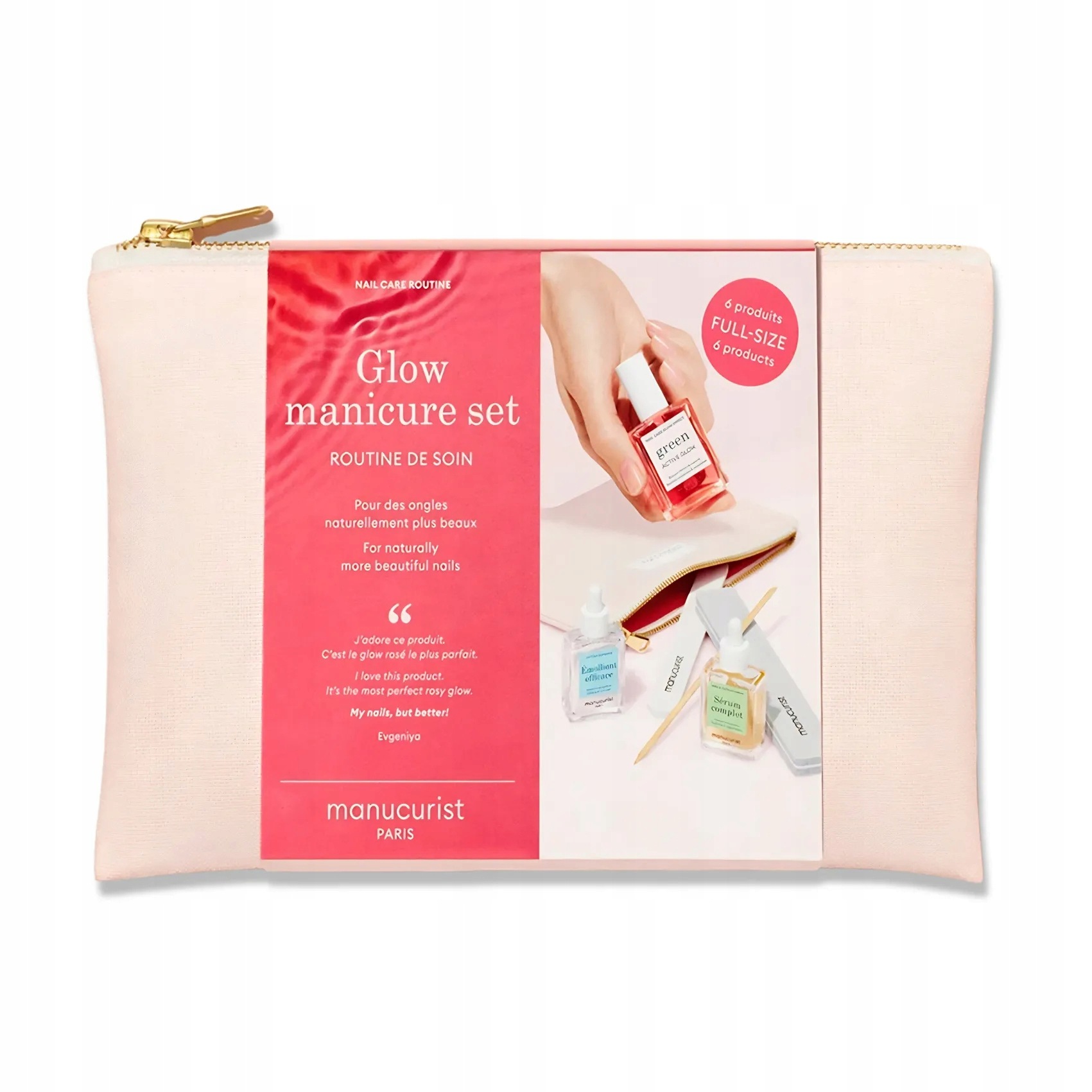 Manucurist sada pro péči o ruce a nehty Glow Manicure Set