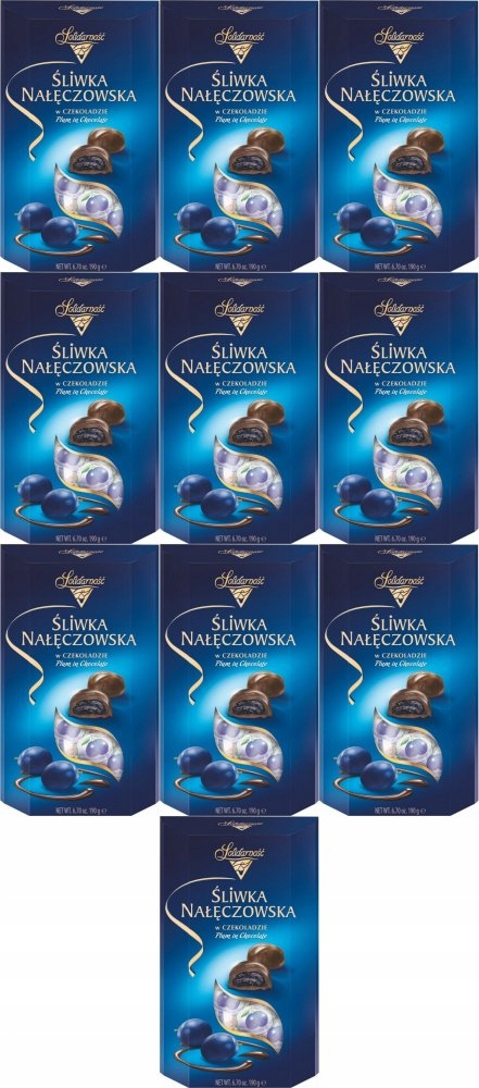Solidarność Paczka Śliwka Nałęczowska 190g x10