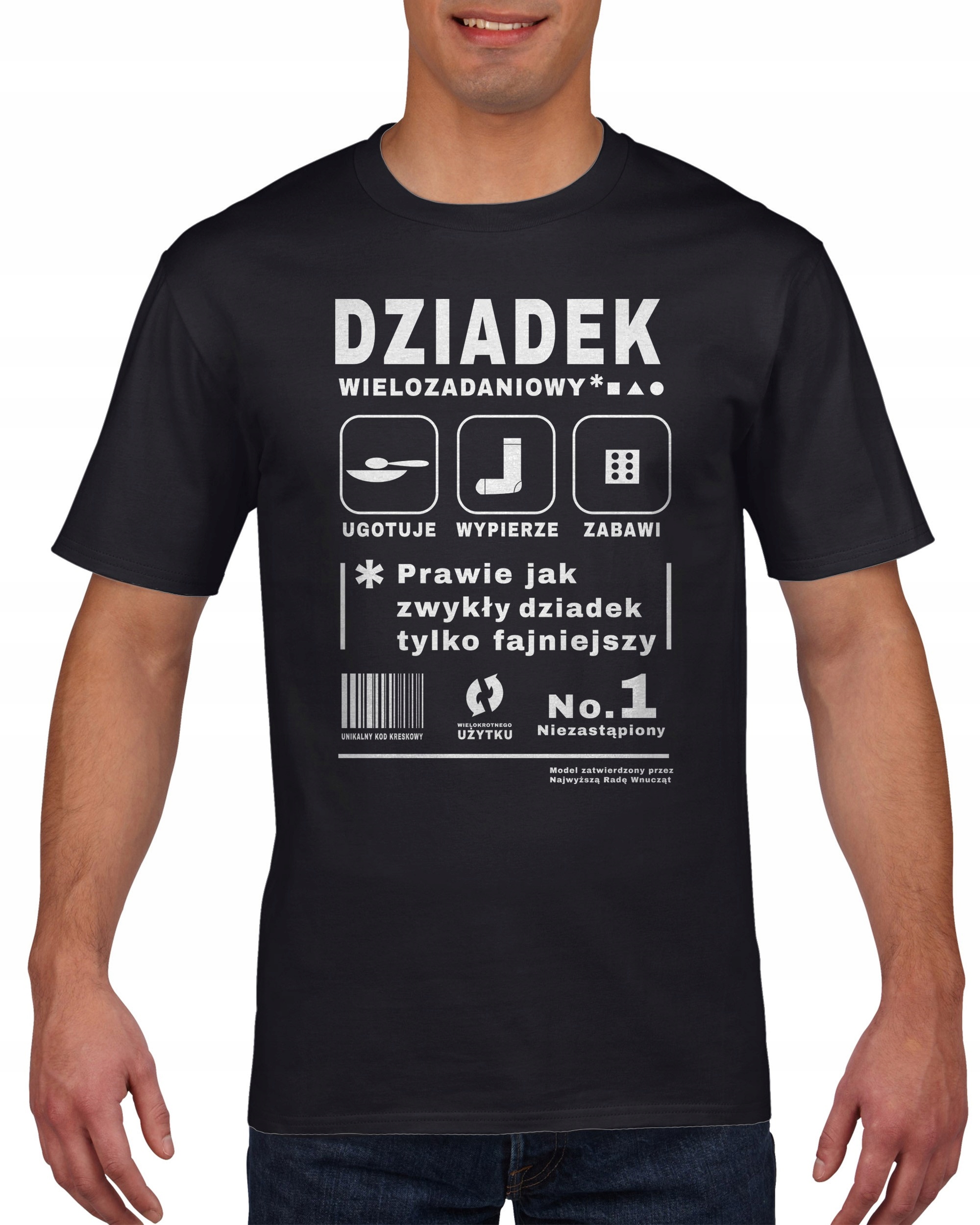

Koszulka meska Dziadek Wielozadaniowy S