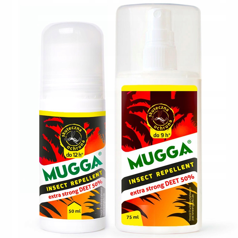 

Mugga Na Komary 50% Deet Extra Strong Czerwona