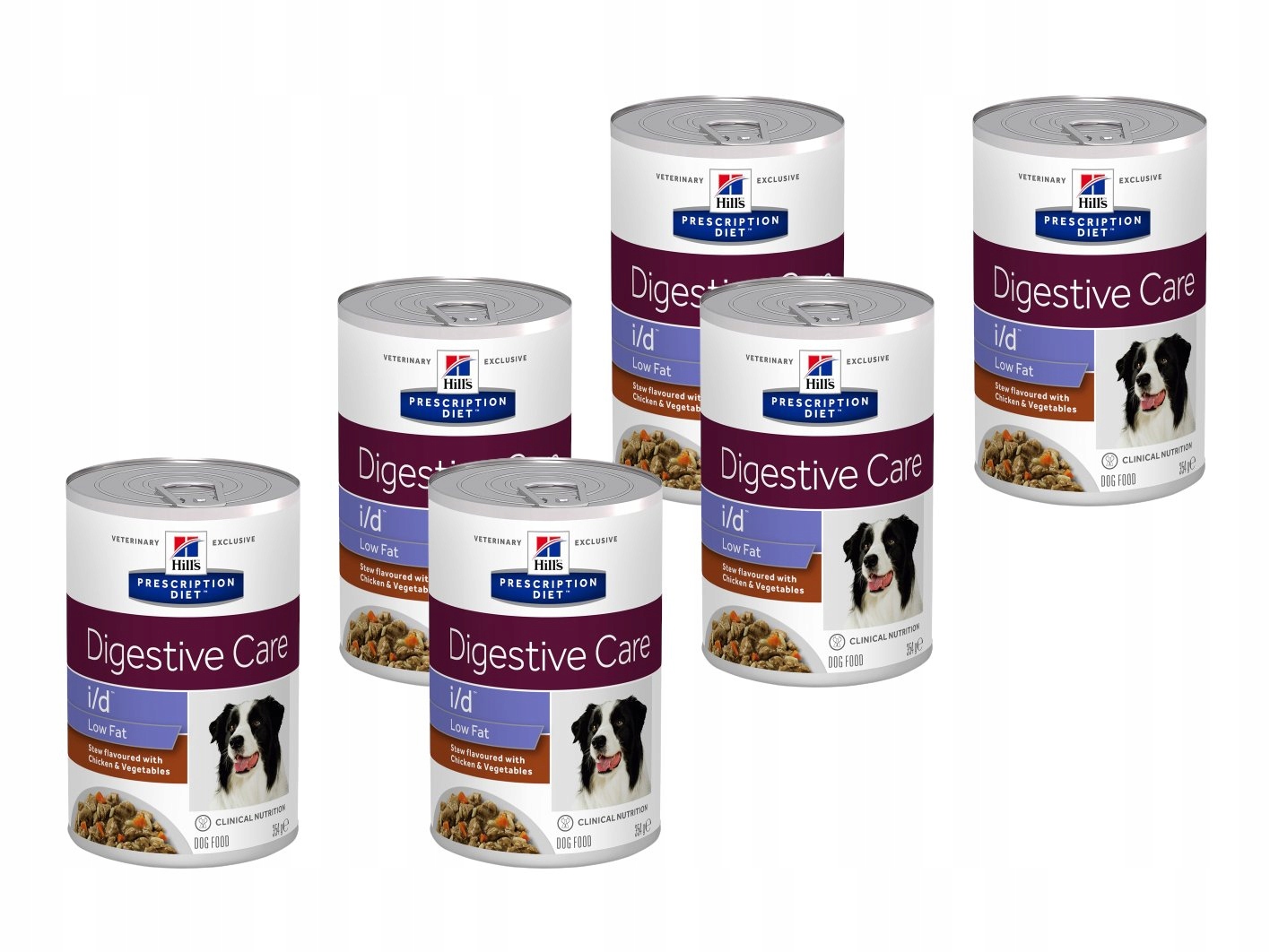 Levně Hill's Pd Canine i/d Low Fat Chicken Stew plechovka balení 6 x 354 g
