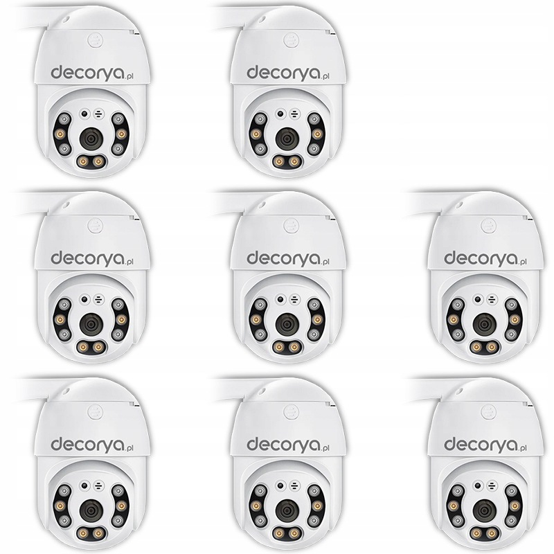 8X Wifi Ip Otočná Venkovní Kamera Full Hd Sledování Pohybu Detekce IP66