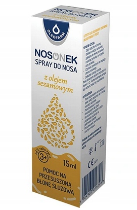 

Nosonek Spray Do Nosa z olejem sezamowym 15ml