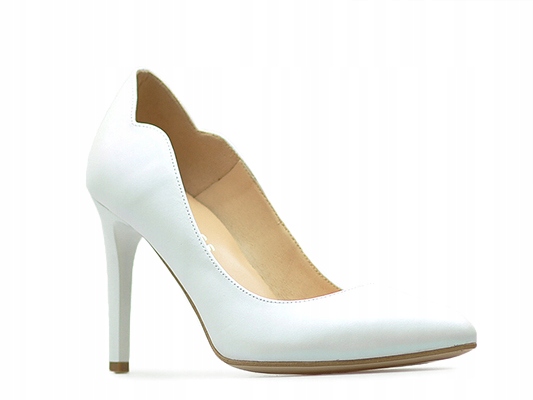 Dámské lodičky Damiss DS-29/3 Bílá perla 35