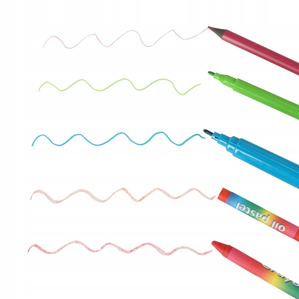 Zestaw plastyczny do malowania w walizce 208 elementów różowy Bohater brak