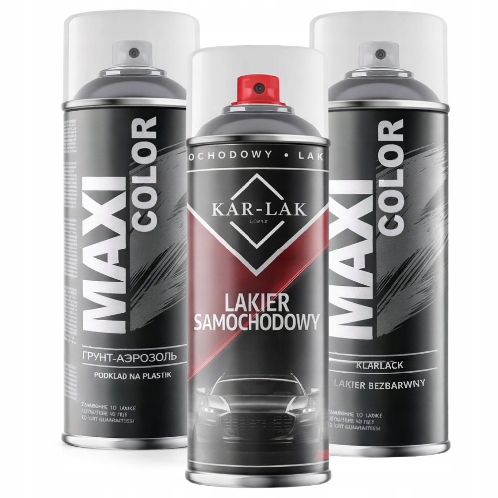 Opel 155 Z155 Szary Zestaw Lakierów Do Malowania Plastiku Maxi 1200 ML