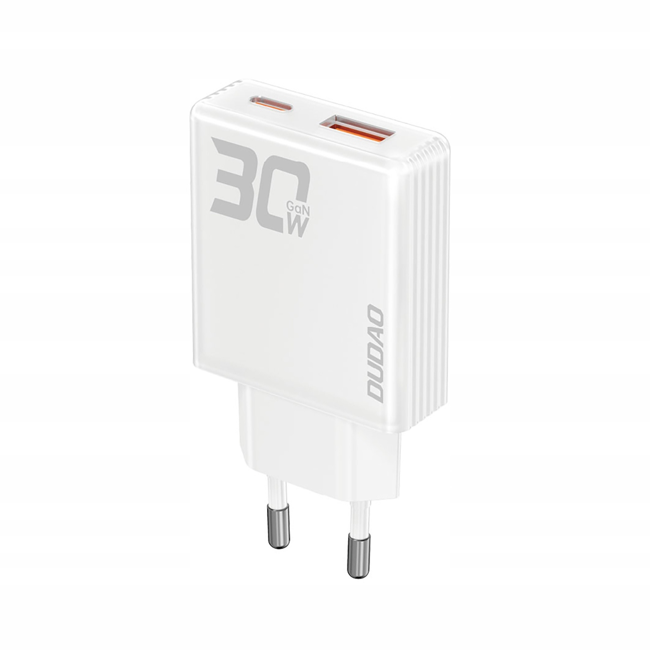 Ładowarka sieciowa GaN Dudao A30EU 30W Usb-a Usb-c biała