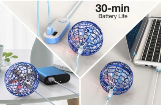 LATAJĄCY SPINNER FLYNOVA LED ŚWIECĄCA KULA TIKTOK Kolor dominujący wielokolorowy