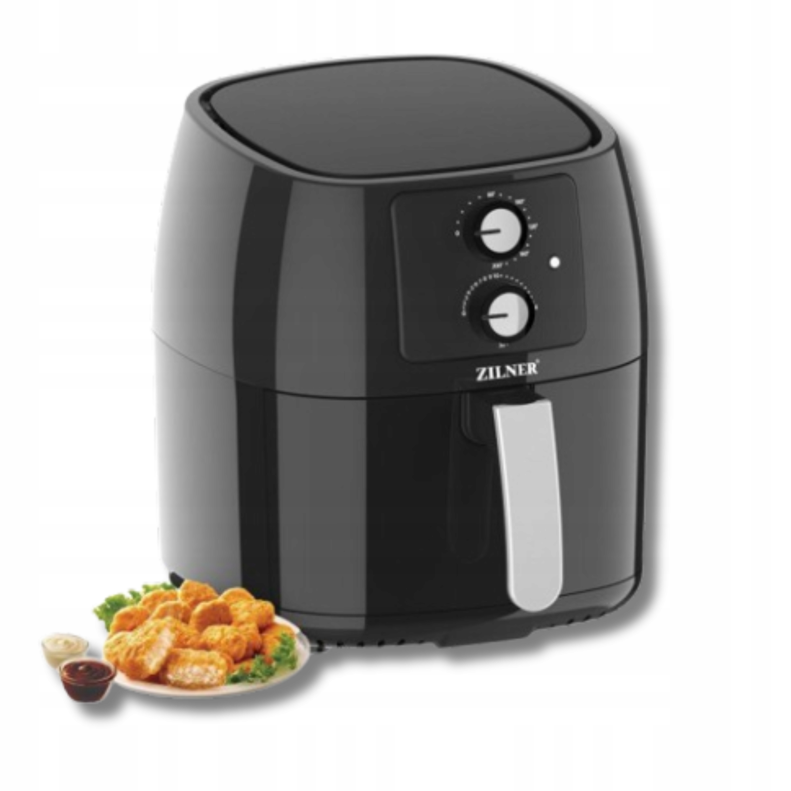 Fritéza bez tuku, horká, vzduch 4,5 l, termocirkulace 360 1400 W, zdravá