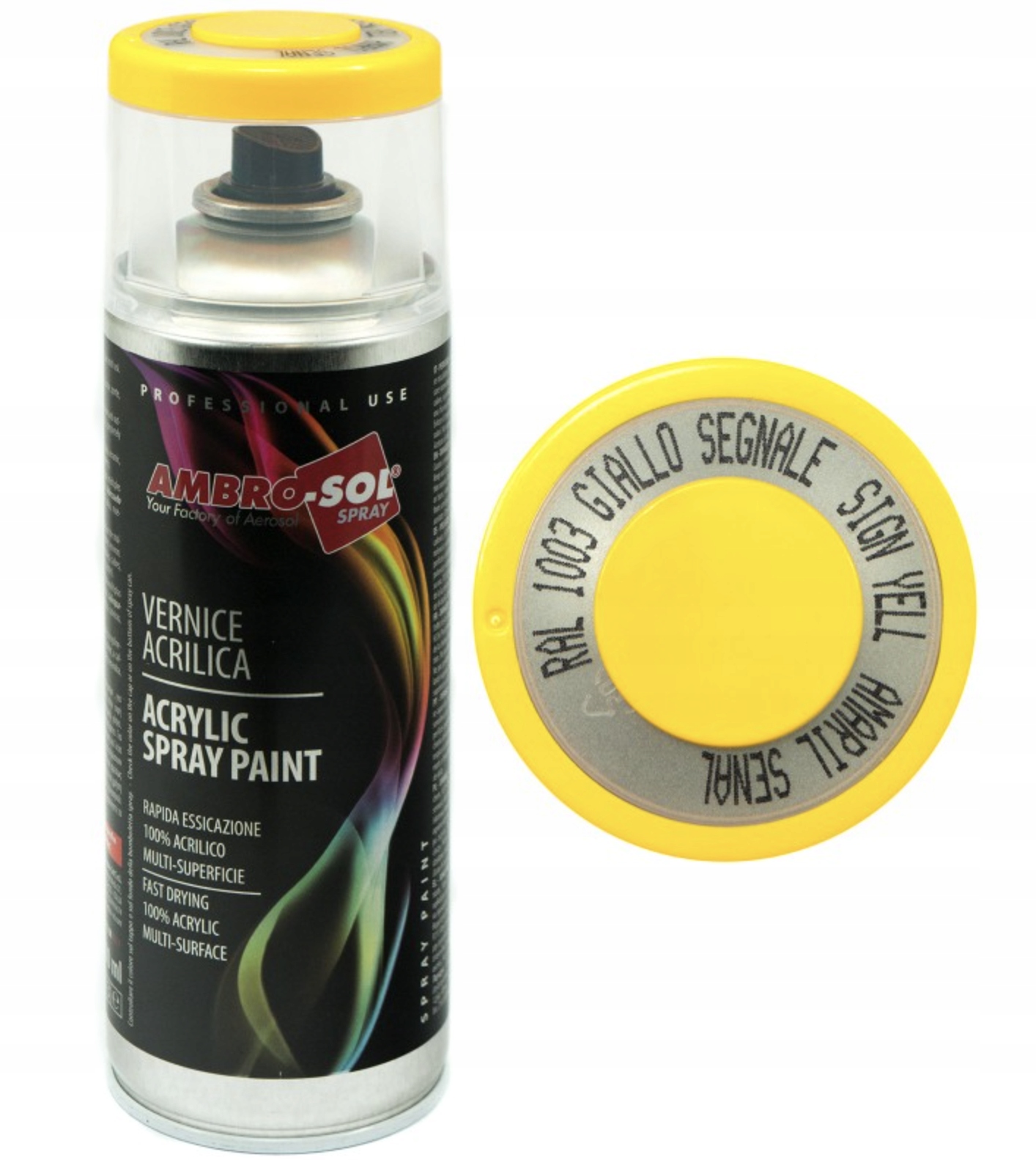 Lakier akrylowy Ambro-Sol 400 ml żółty sygnałowy