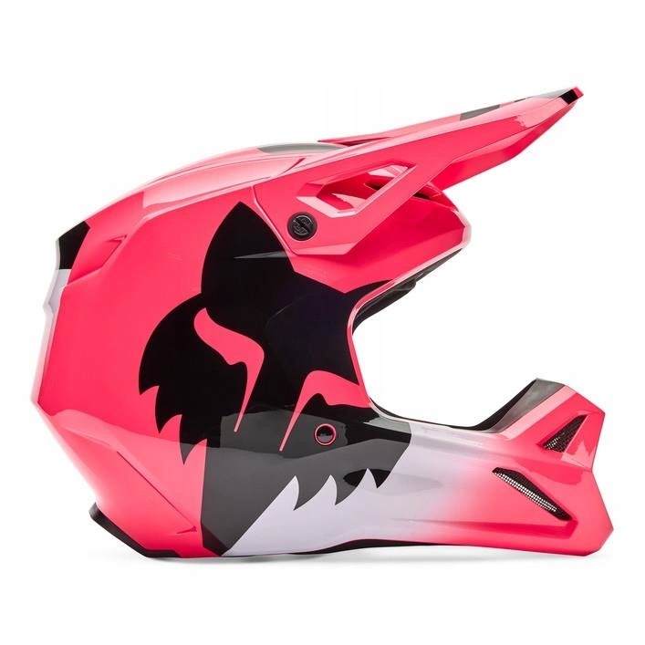 Motocyklová prilba Fox V1 Shield Pink ružová čierna Darčeky