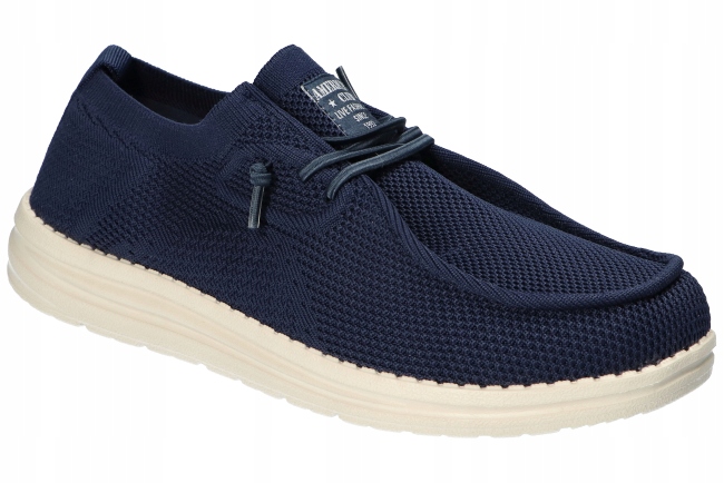 American Club LE05 Originální Prodyšné Pánské Nazouvací Boty Navy 41