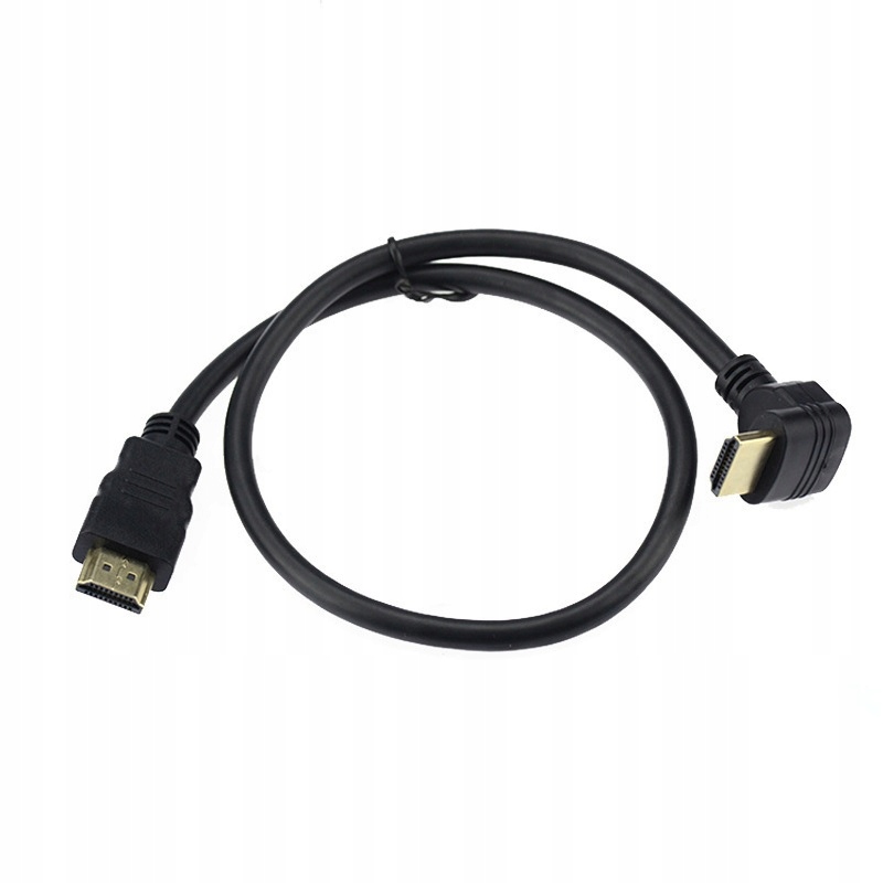 

Kabel Przewód Kątowy Hdmi do Hdmi 4K Dolny 1,5M
