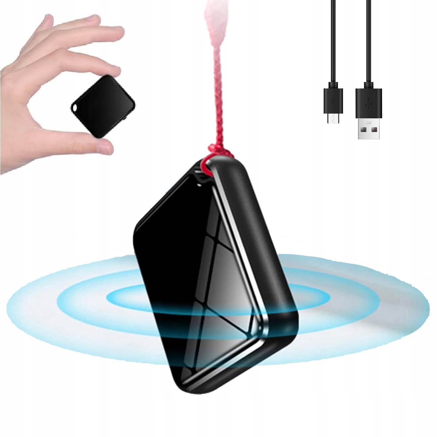 Mini Špionážní Diktafon Pro Poslech 284H Usb Nahrávek MP3 16GB