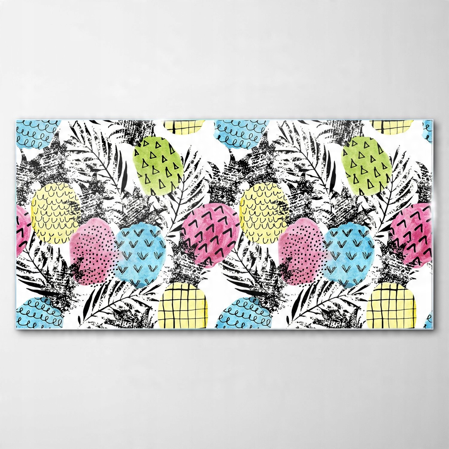 

Hartowany Obraz Szklany Art Akwarele Ananas 100x50