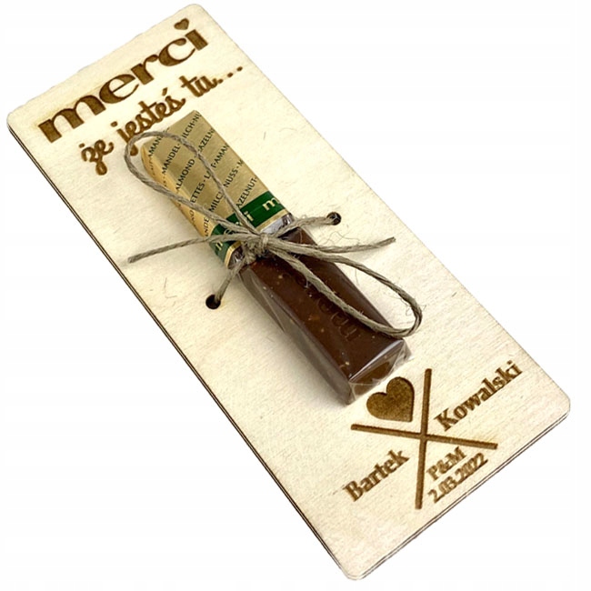 PODZIĘKOWANIA DLA GOŚCI MERCI WINIETKI ŚLUBNE STÓŁ