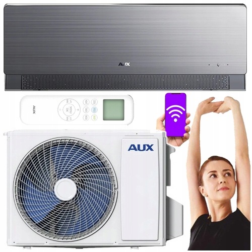 Klimatyzator Ścienny Aux Cm-smart Premium Voice 3,5 kW Steruj Głosem 40 m2