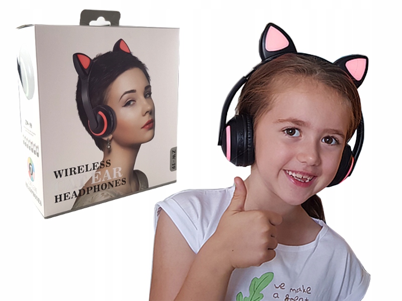 

Słuchawki Bluetooth bezprzewodowe dla dziewczynek