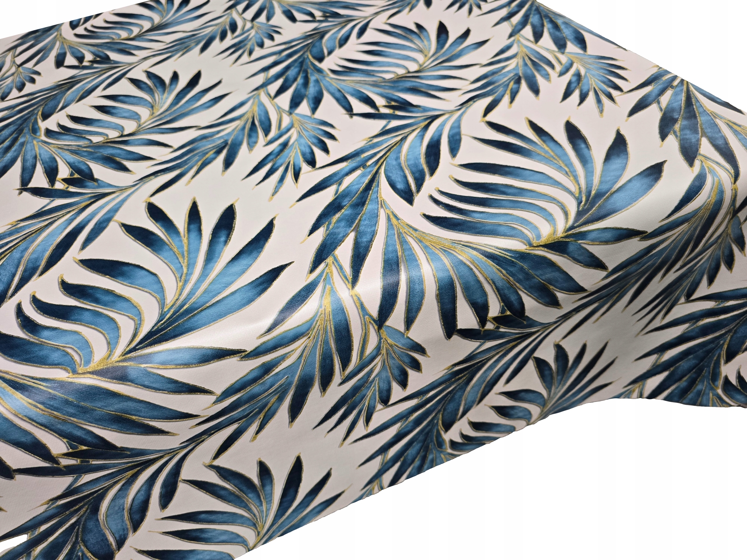 CERATA EKSKLUZYWNA WŁOSKA LIŚCIE NIEBIESKIE OBRUS 100X140 Kod producenta 6666