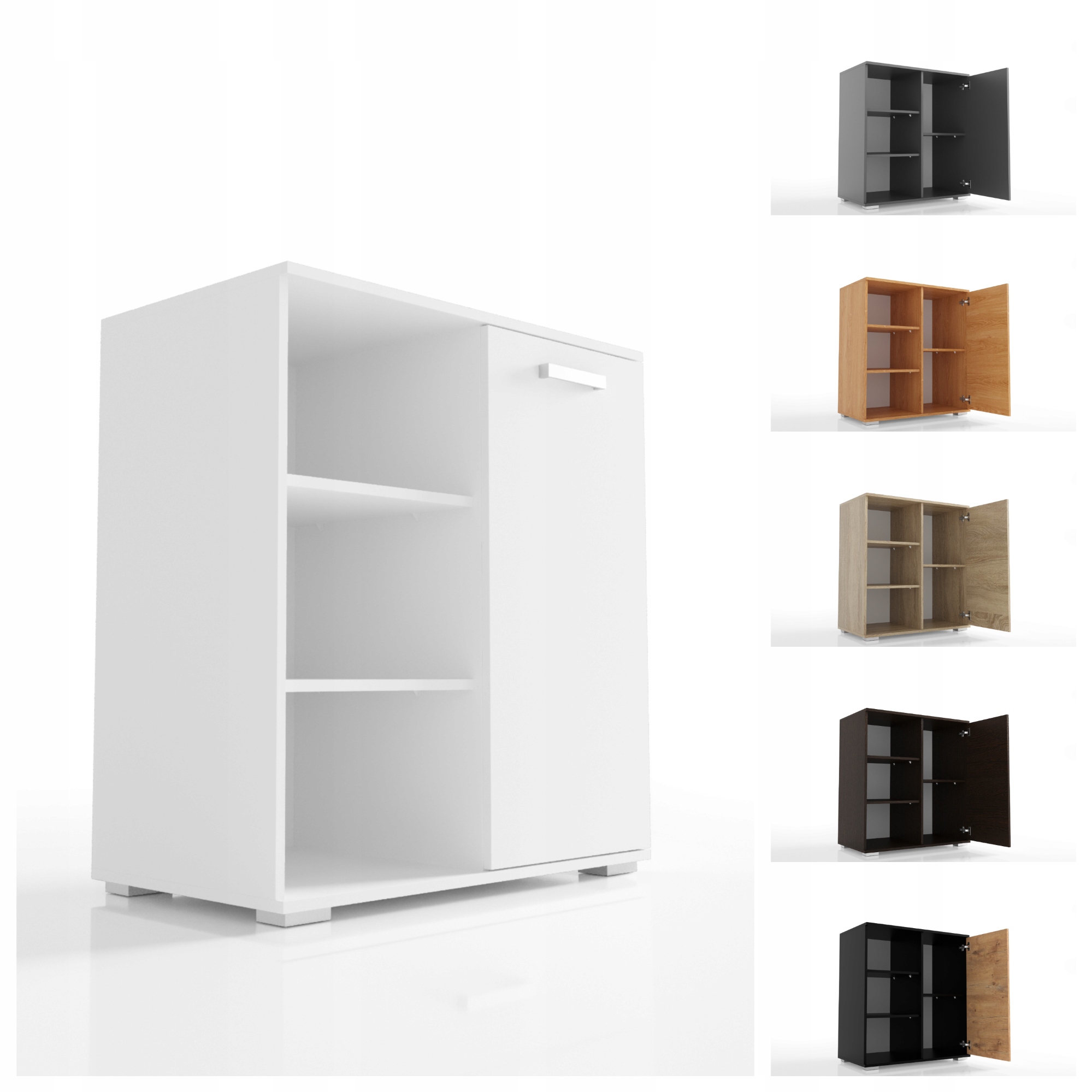 Komoda Regál Skříňka 80 cm VK05 Deska 18 mm O-sofa Prvek systému Barvy