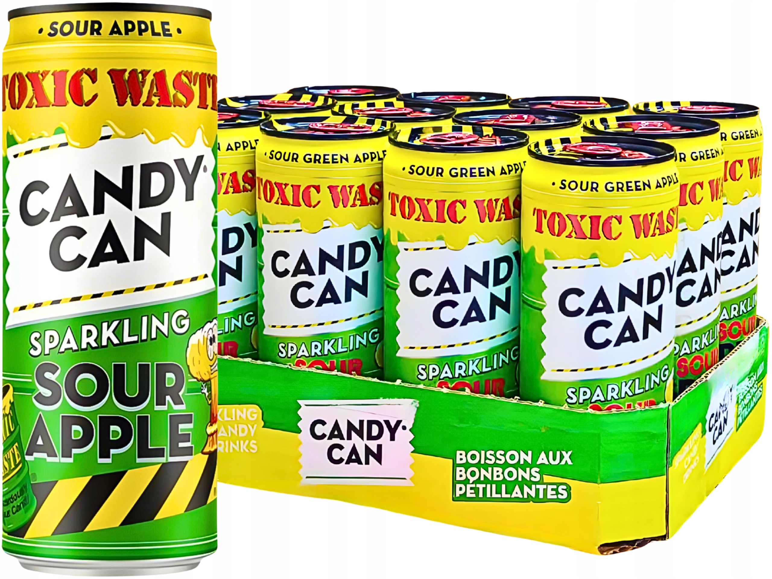 Candy Can Toxic Sour Apple 12×330ml