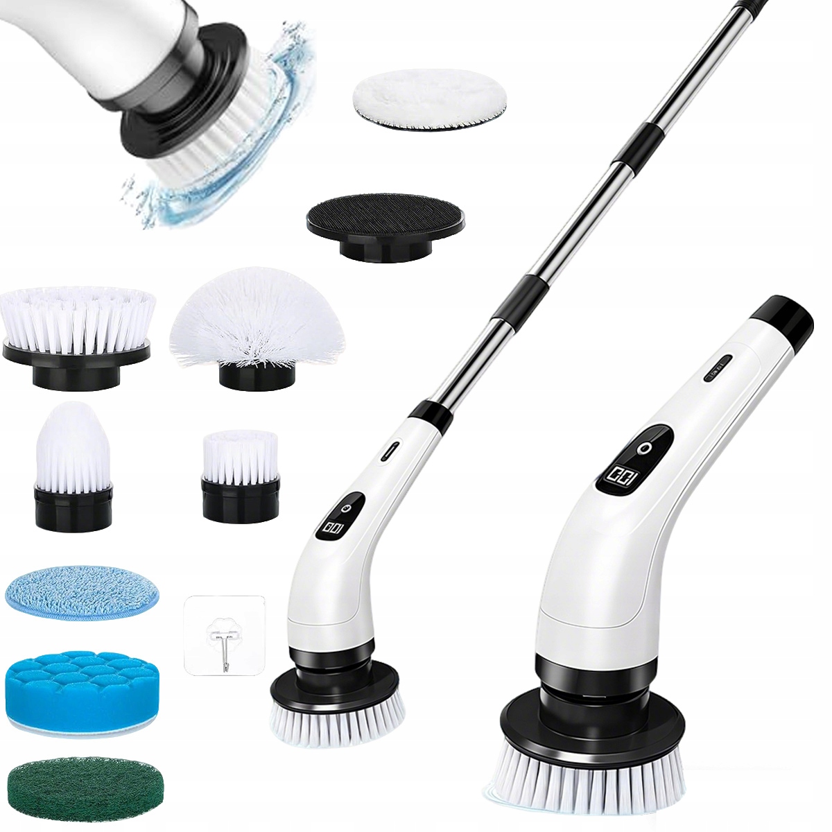 Levně Elektrický Kartáč Na Čištění Úklidu, Rotační, Bezdrátový