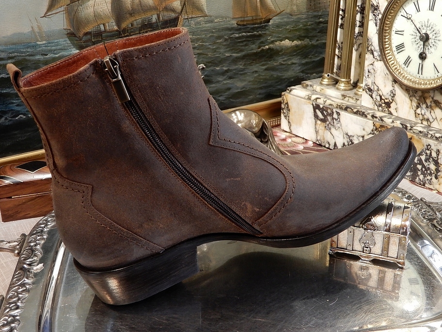 NOWOŚĆ KOWBOJKI STYLOWE RASOWA SKÓRA NATURALNA DLA PRAWDZIWEGO KOWBOJA 45 Materiał zewnętrzny skóra naturalna