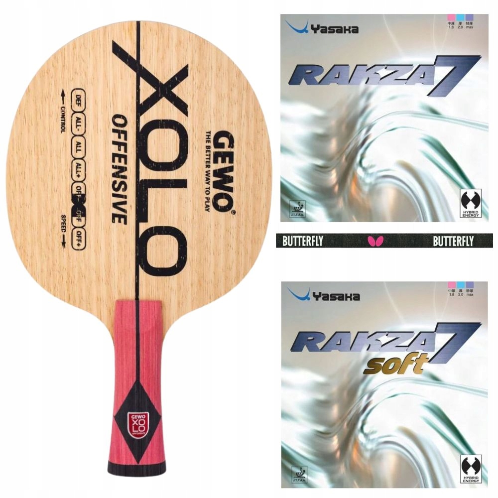 Profesionální Raketa Na Stolní Tenis Yasaka Rakza 7 Board Gewo Off